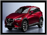 Czerwona, Mazda CX-3, AWD