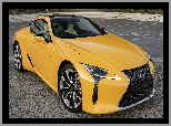 Przód, Żółty, Lexus LC 500